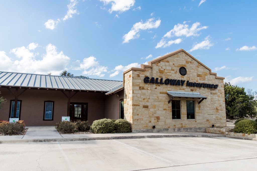 Galloway Insurance Burnet office exterior, offering insurance services in the Texas Hill Country.