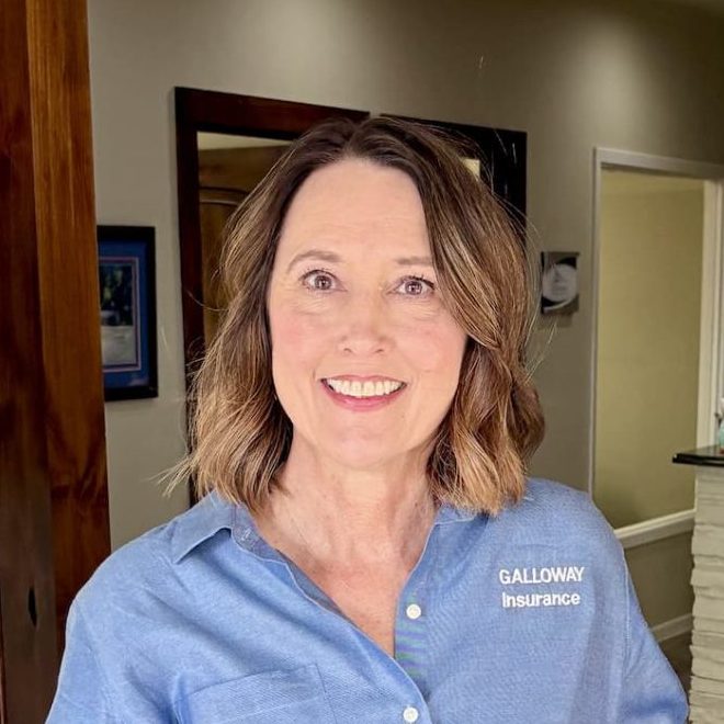 Robin Dahl Office Manager at Galloway Insurance Marble Falls Texas Galloway Insurance office manager assisting clients in Marble Falls Texas